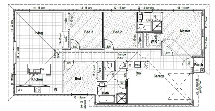 Floorplan of Homely house listing, Address available on request