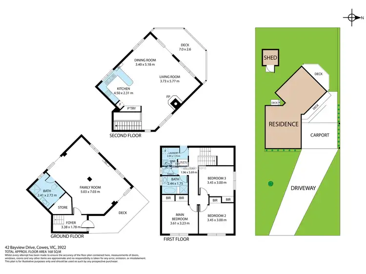 Floorplan of Homely house listing, 42 Bayview Drive, Cowes VIC 3922