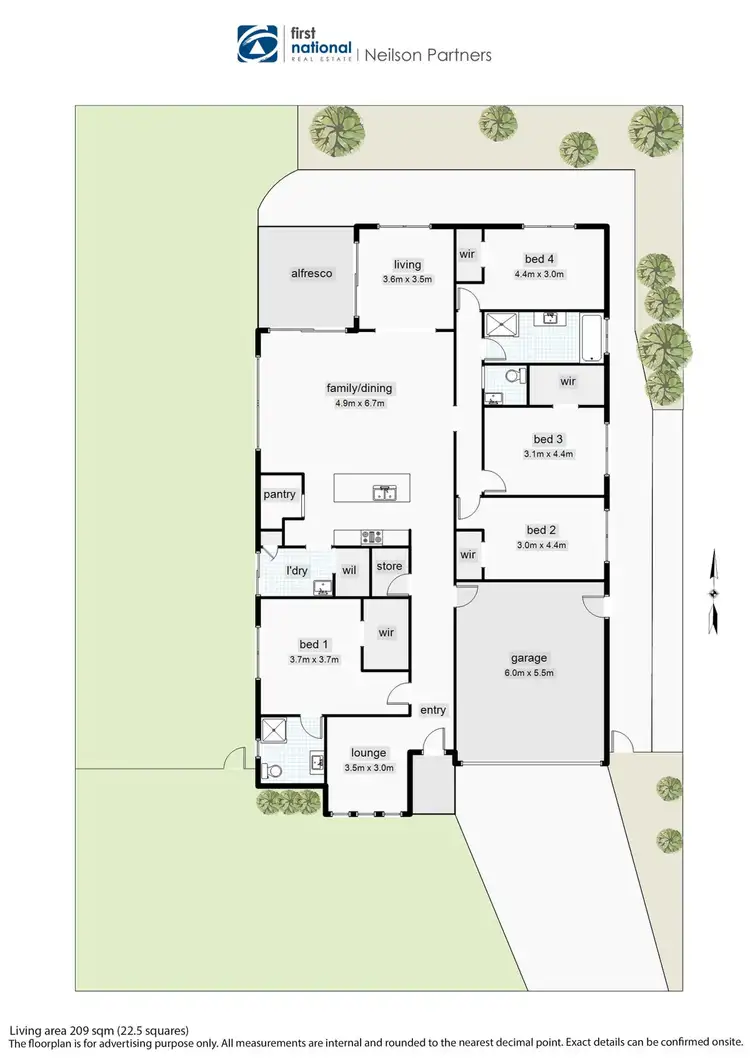 Floorplan of Homely house listing, 6 Camellia Drive, Bunyip VIC 3815