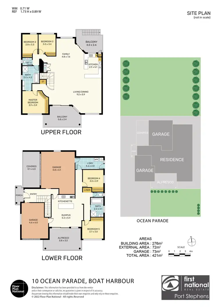 Floorplan of Homely house listing, 10 Ocean Parade, Boat Harbour NSW 2316