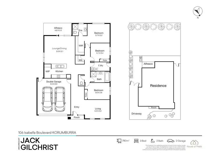 Floorplan of Homely house listing, 106 Isabella Boulevard, Korumburra VIC 3950