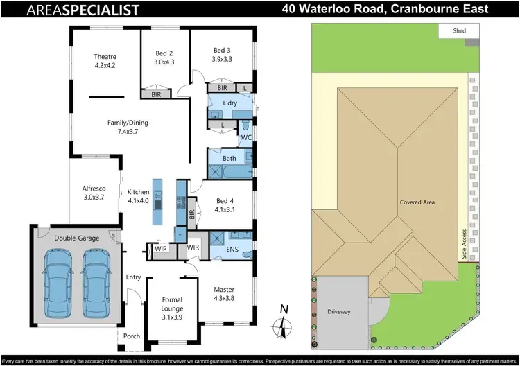 Floorplan of Homely house listing, 40 Waterloo Road, Cranbourne East VIC 3977