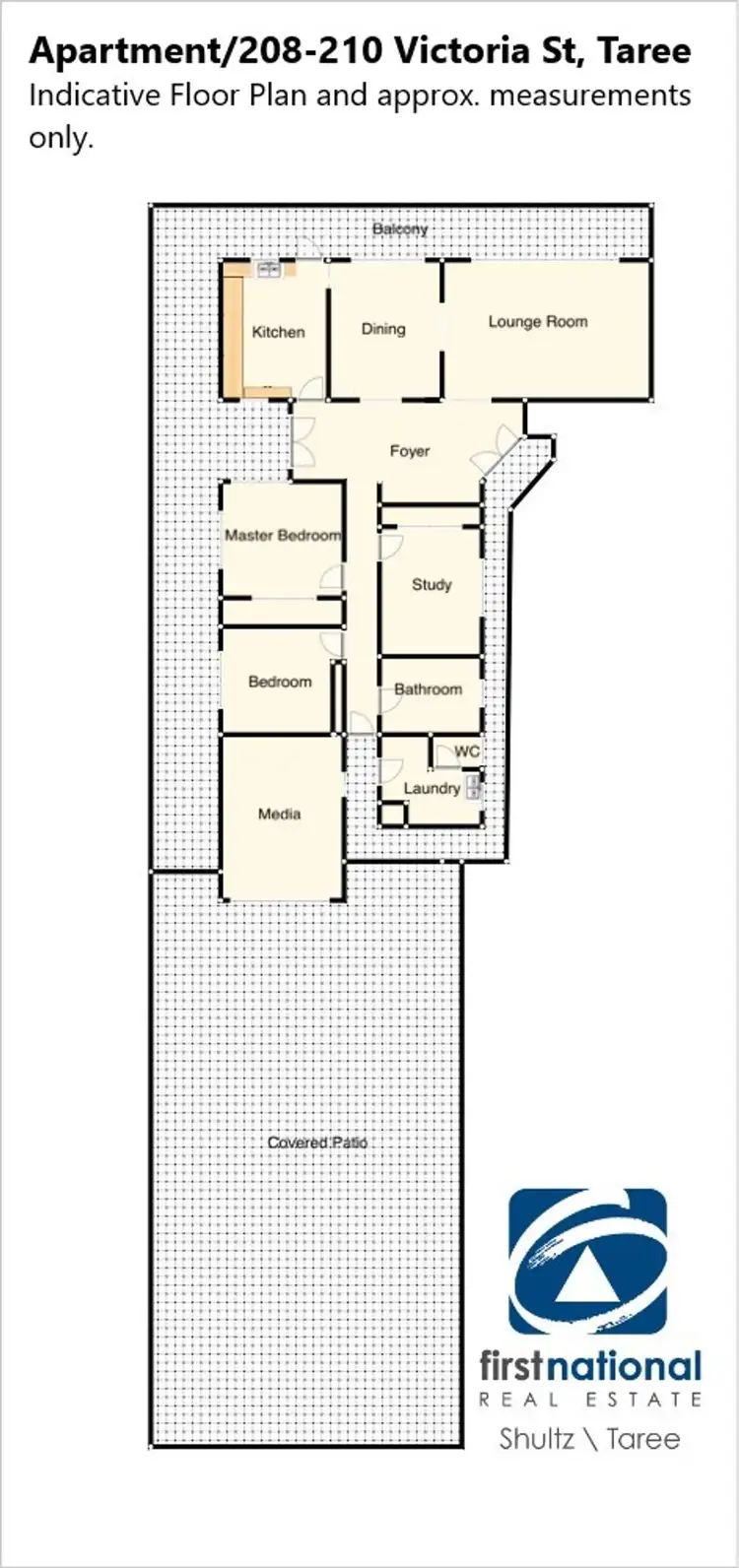 Floorplan of Homely unit listing, 208-212 Victoria Street, Taree NSW 2430