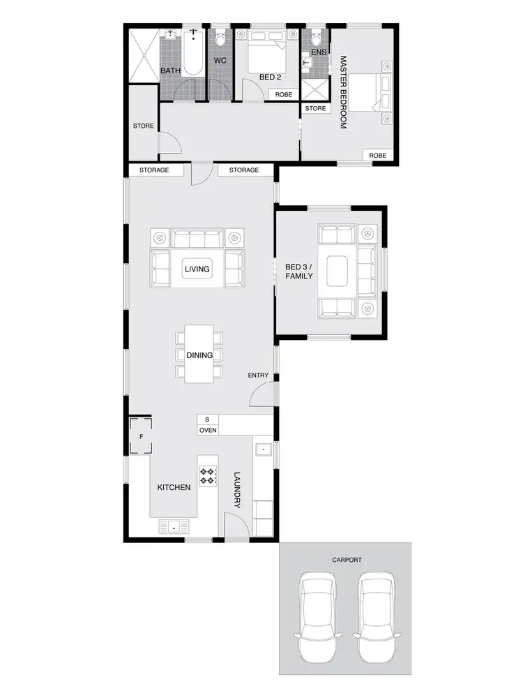 Floorplan of Homely house listing, 134 Dexter Street, Cook ACT 2614