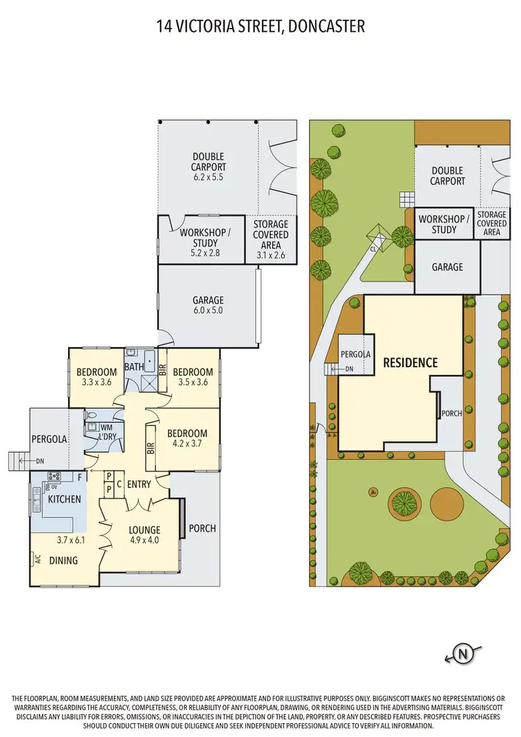Floorplan of Homely house listing, 14 Victoria Street, Doncaster VIC 3108