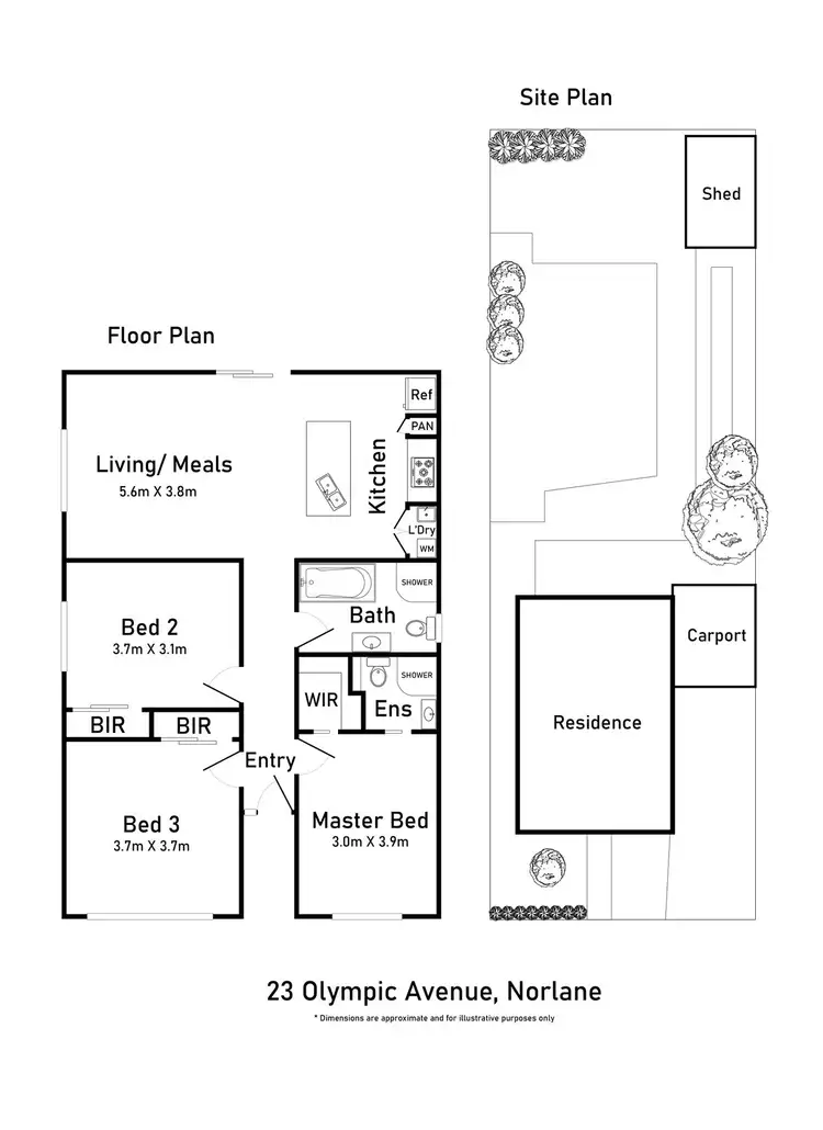 Floorplan of Homely house listing, 23 Olympic Avenue, Norlane VIC 3214