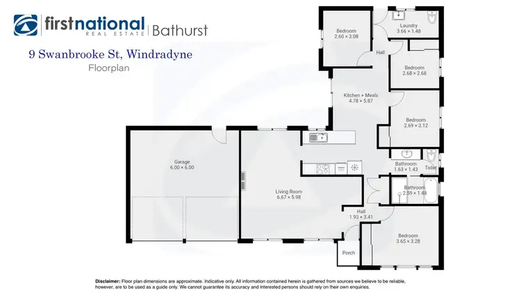 Floorplan of Homely house listing, 9 Swanbrooke Street, Windradyne NSW 2795