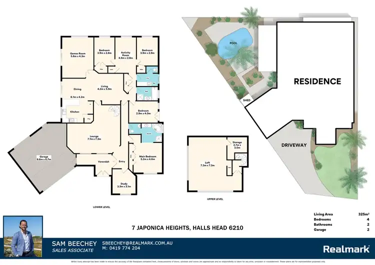 Floorplan of Homely house listing, 7 Japonica Heights, Halls Head WA 6210