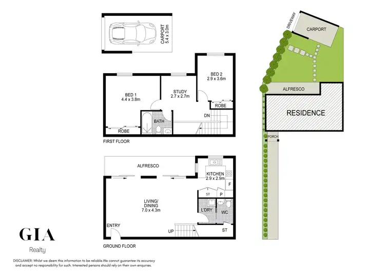 Floorplan of Homely house listing, 1/5 EUCALYPTUS STREET, Bonnyrigg NSW 2177