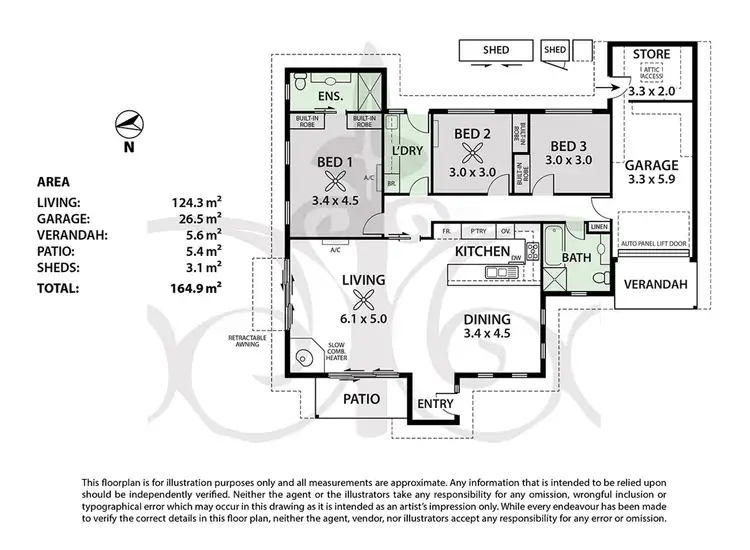 Floorplan of Homely house listing, 15A Maldon Street, Mount Barker SA 5251