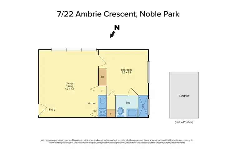 Floorplan of Homely apartment listing, 7/22 Ambrie Crescent, Noble Park VIC 3174