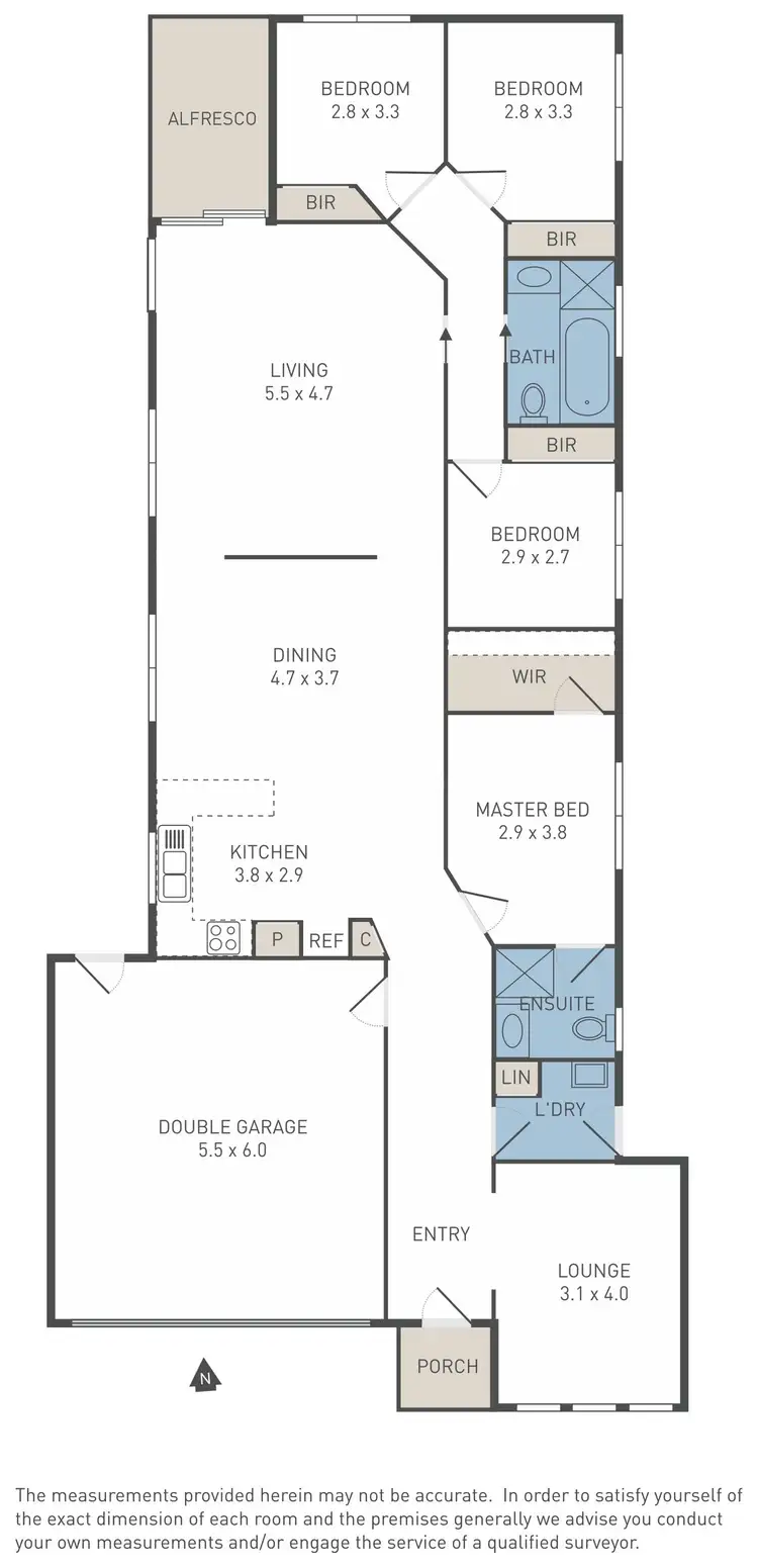 Floorplan of Homely house listing, 22 Yellow Gum Way, Manor Lakes VIC 3024