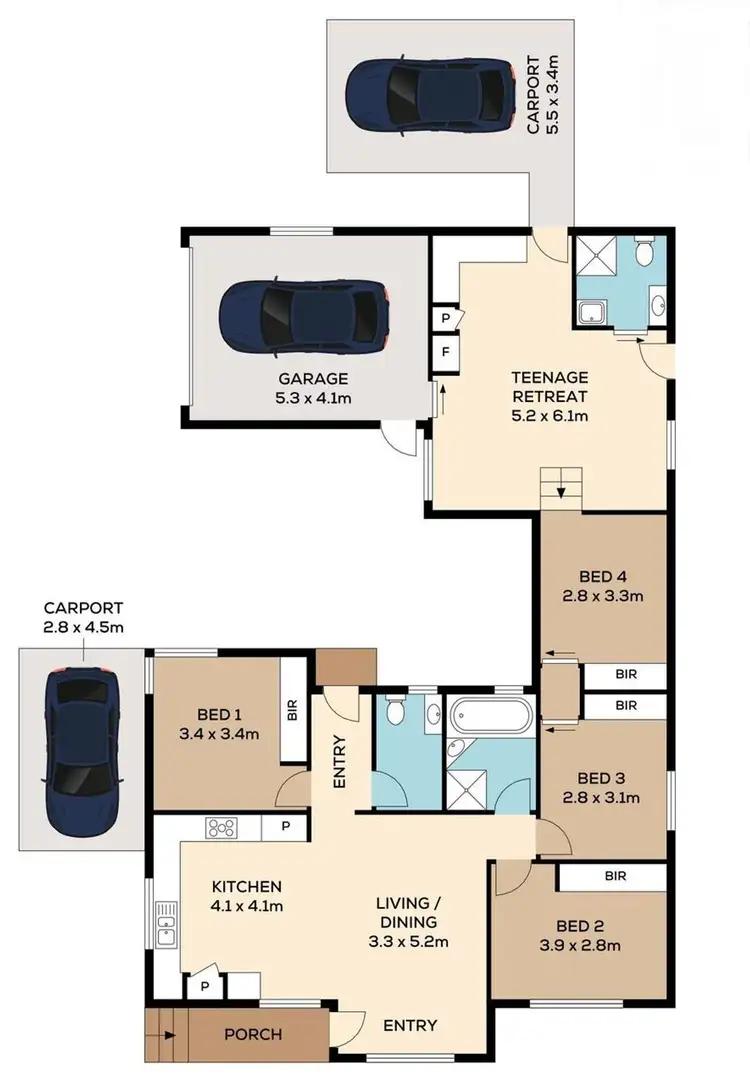 Floorplan of Homely house listing, 208 Victoria Road, Wetherill Park NSW 2164