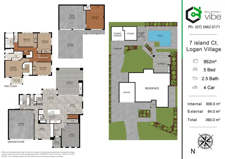 Floorplan of Homely house listing, 7 Island Court, Logan Village QLD 4207