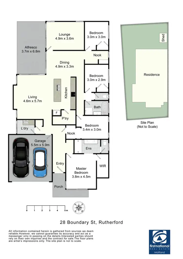 Floorplan of Homely house listing, 28 Boundary Street, Rutherford NSW 2320
