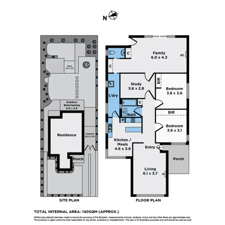 Floorplan of Homely house listing, 22 Perth Avenue, Albion VIC 3020
