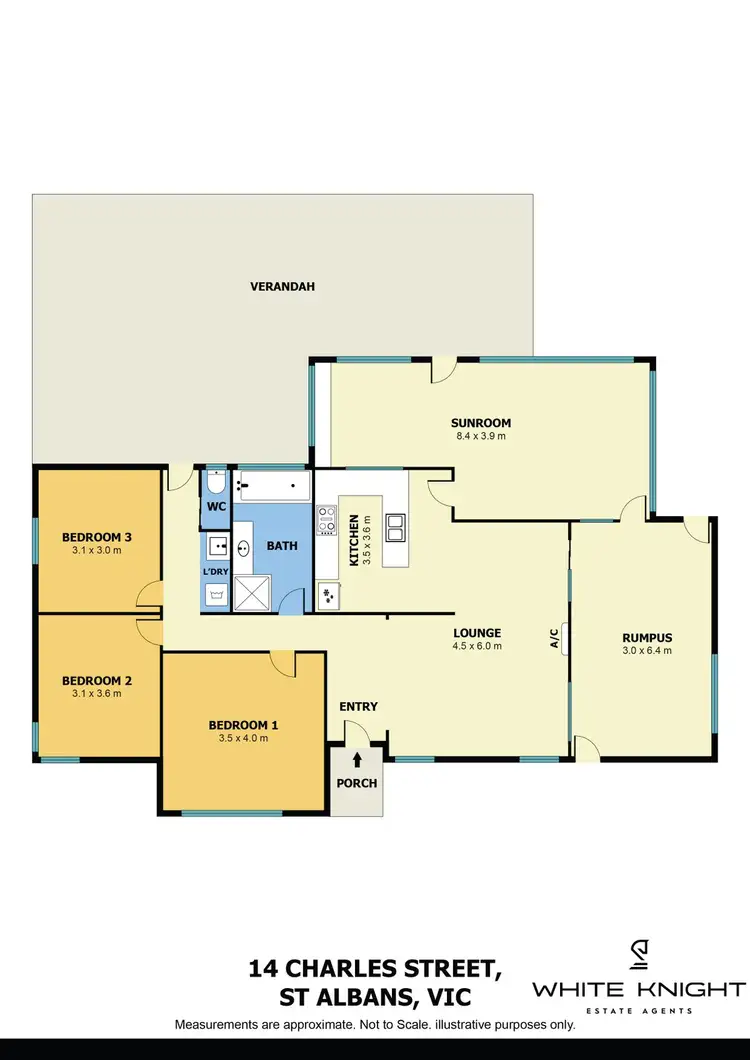 Floorplan of Homely house listing, 14 Charles Street, St Albans VIC 3021