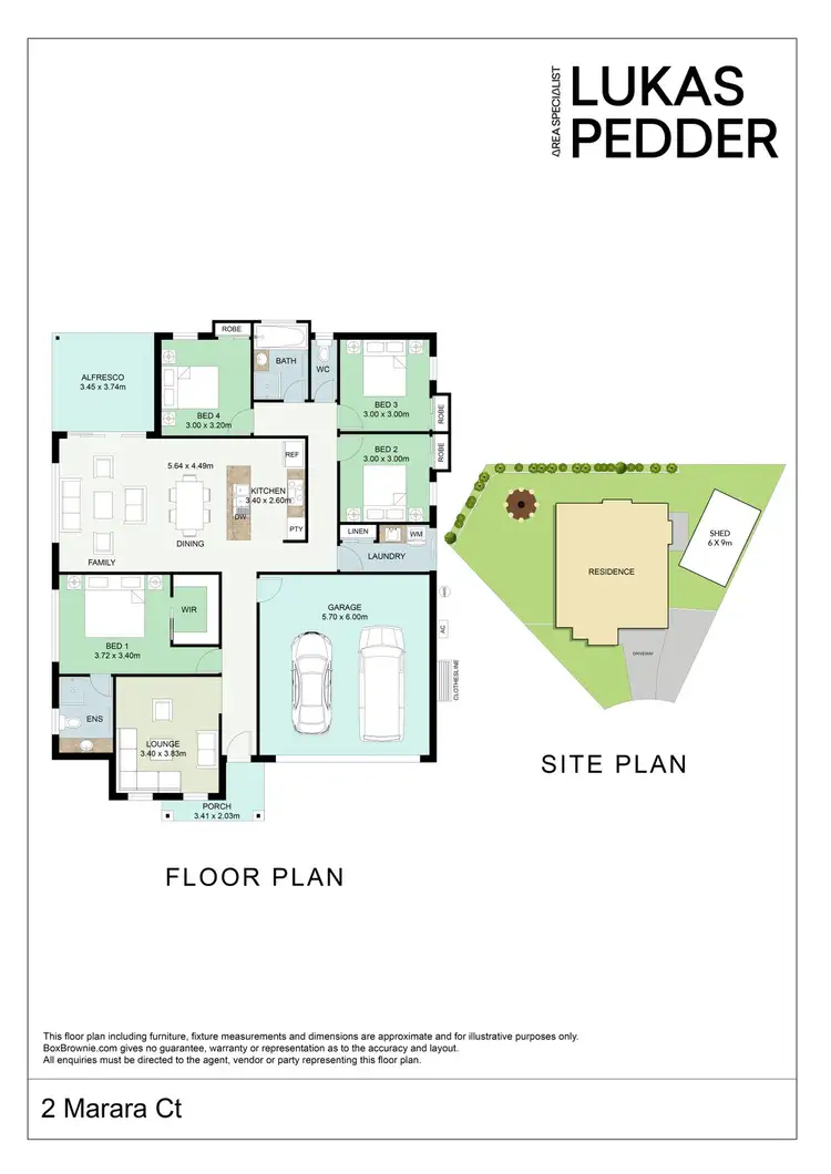 Floorplan of Homely house listing, 2 Marara Court, Mildura VIC 3500