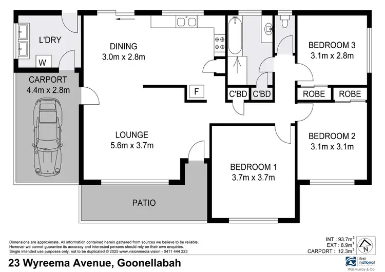 Floorplan of Homely house listing, 23 Wyreema Avenue, Goonellabah NSW 2480