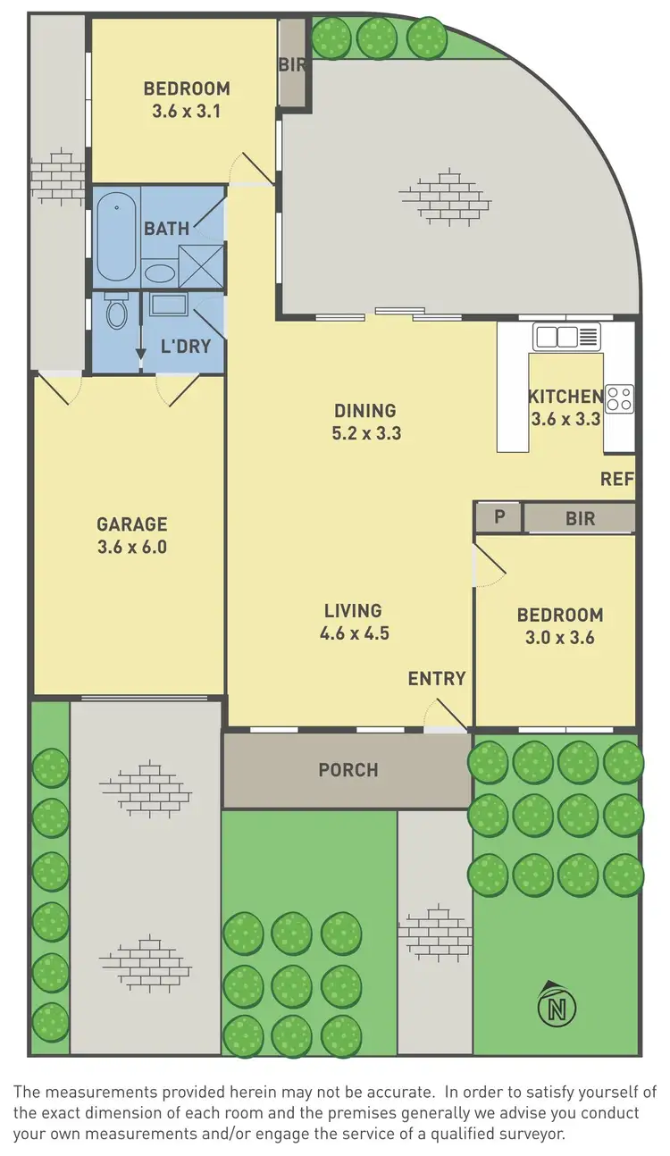 Floorplan of Homely unit listing, 1/8 York Street, Albion VIC 3020