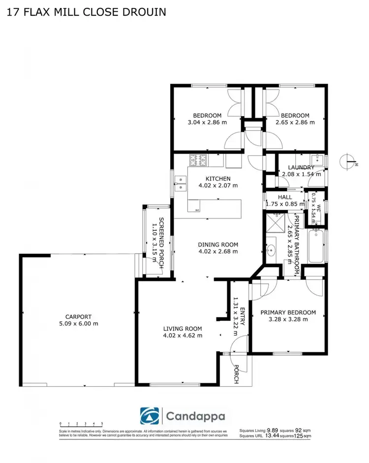 Floorplan of Homely house listing, 17 Flax Mill Close, Drouin VIC 3818