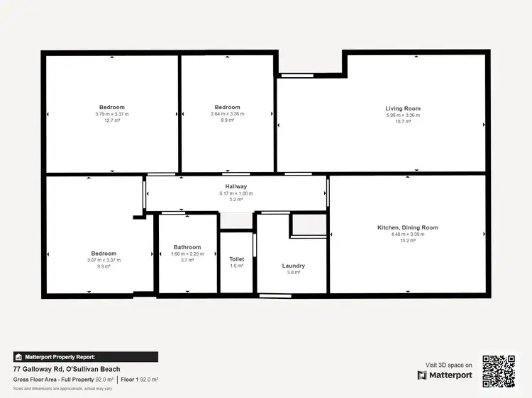 Floorplan of Homely house listing, 77 Galloway Road, O'sullivan Beach SA 5166