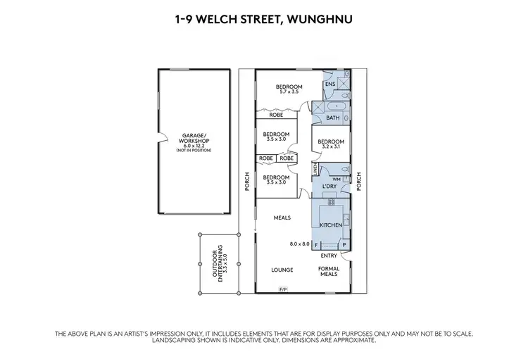 Floorplan of Homely house listing, 1-9 Welch Street, Wunghnu VIC 3635