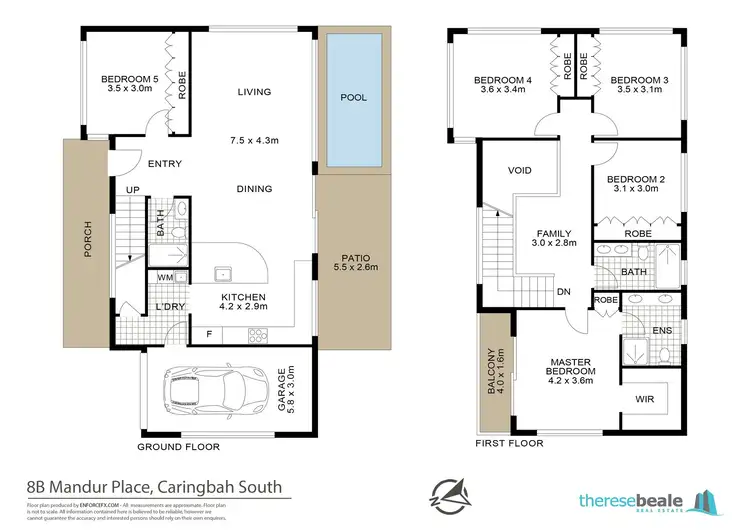 Floorplan of Homely house listing, 8b Mandur Place, Caringbah South NSW 2229