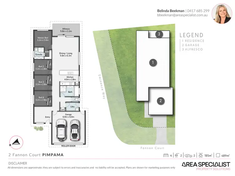 Floorplan of Homely house listing, 2 Fannon Court, Pimpama QLD 4209