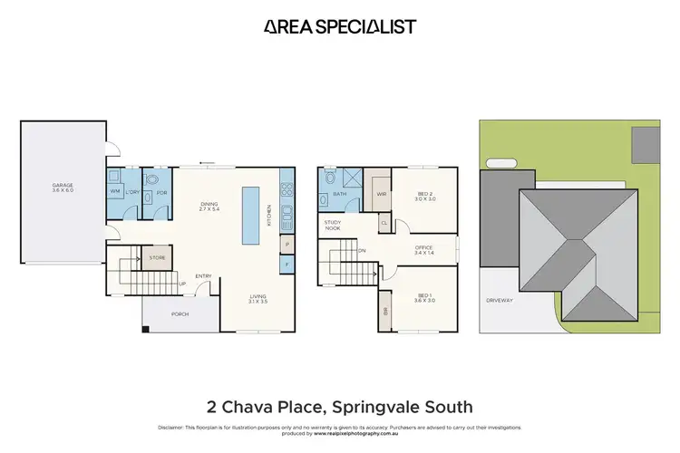 Floorplan of Homely townhouse listing, 7 Chava Place, Springvale South VIC 3172