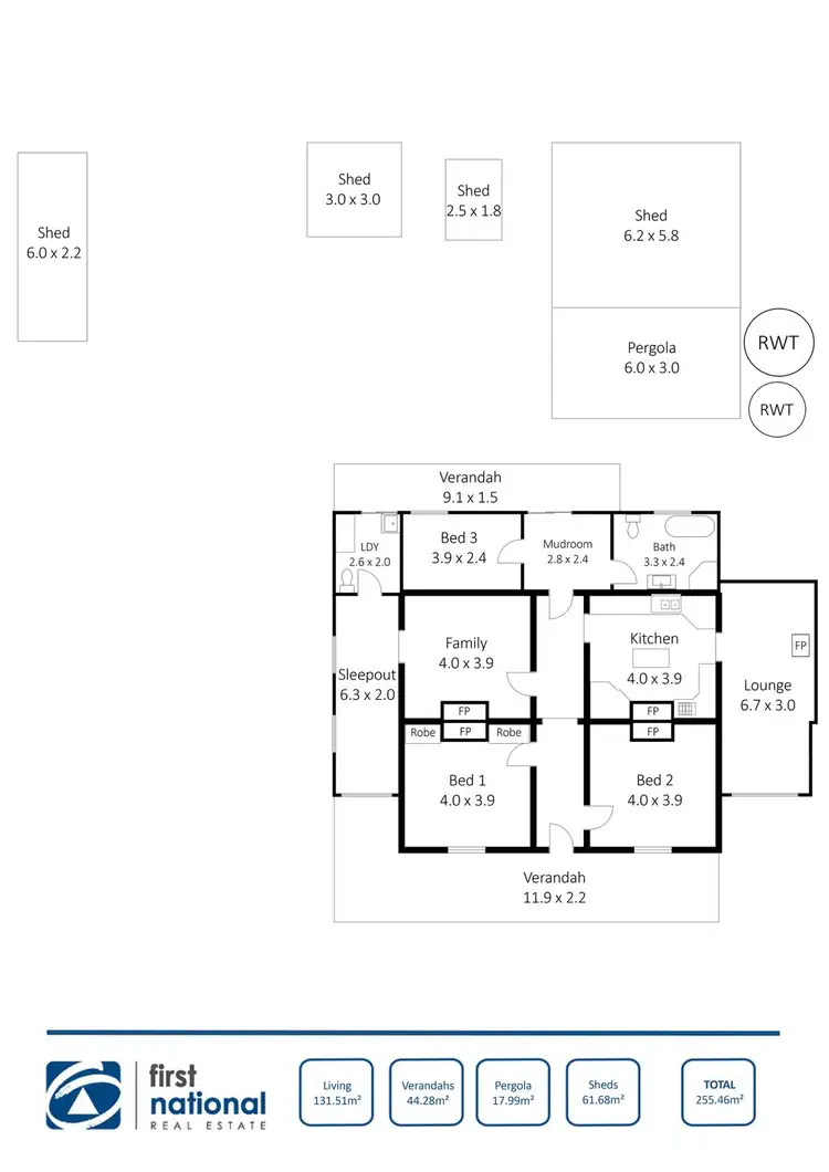Floorplan of Homely house listing, 8 Daly Street, Wallaroo SA 5556