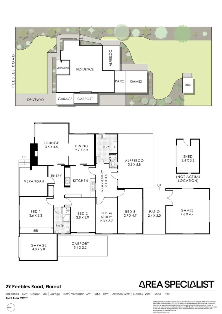 Floorplan of Homely house listing, 29 Peebles Road, Floreat WA 6014