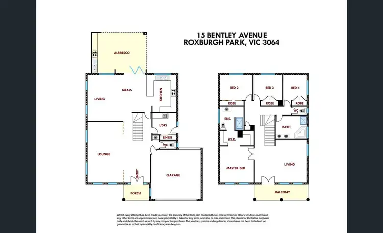 Floorplan of Homely house listing, 15 Bentley Avenue, Roxburgh Park VIC 3064