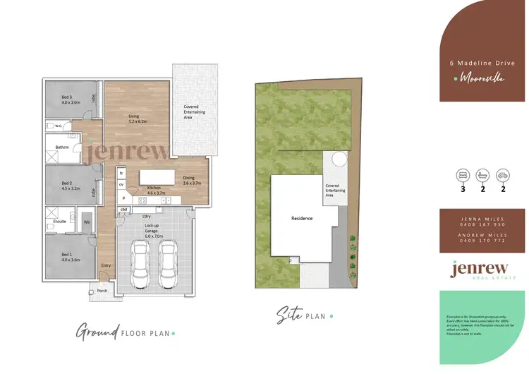 Floorplan of Homely house listing, 6 Madeline Drive, Mooreville TAS 7321
