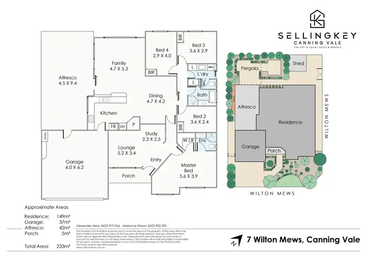 Floorplan of Homely house listing, 7 Wilton Mews, Canning Vale WA 6155