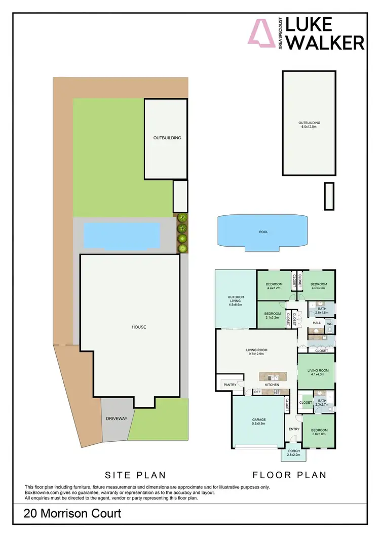 Floorplan of Homely house listing, 20 Morrison Court, Gol Gol NSW 2738