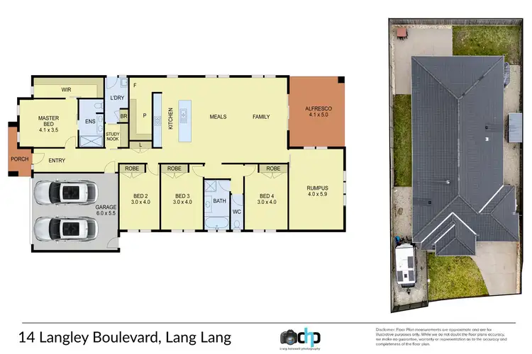 Floorplan of Homely house listing, 14 Langley Boulevard, Lang Lang VIC 3984