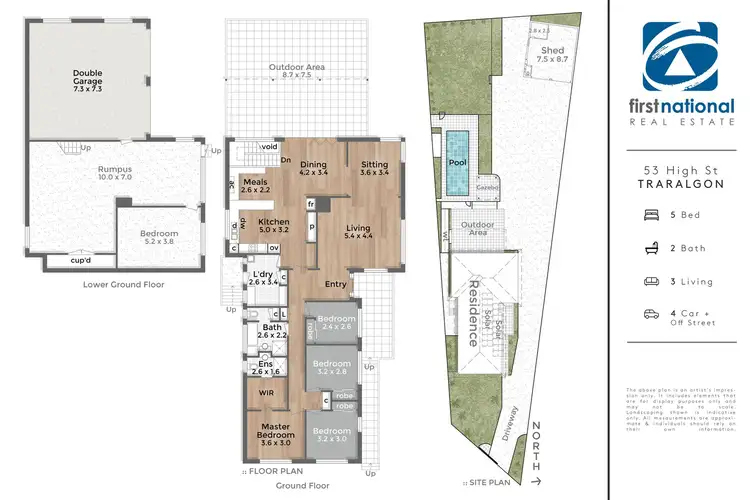 Floorplan of Homely house listing, 53 High Street, Traralgon VIC 3844