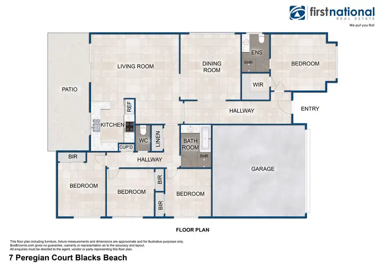 Floorplan of Homely house listing, 7 Peregian Court, Blacks Beach QLD 4740