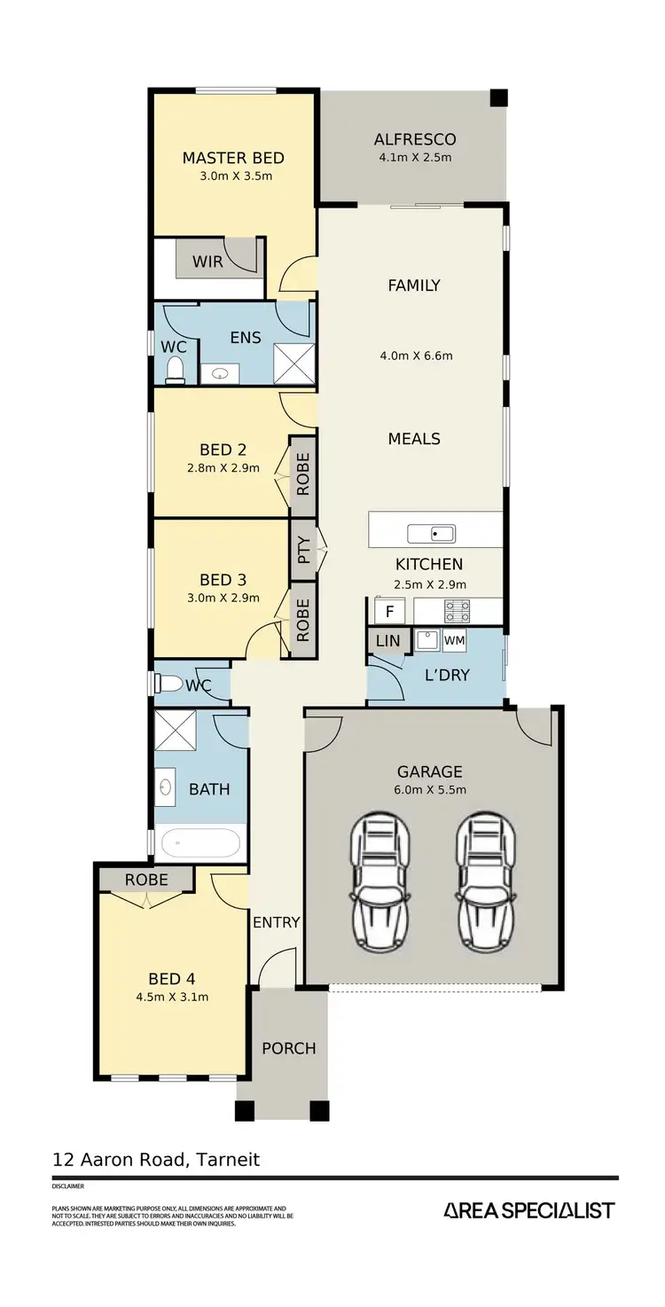 Floorplan of Homely house listing, 12 Aaron Road, Tarneit VIC 3029