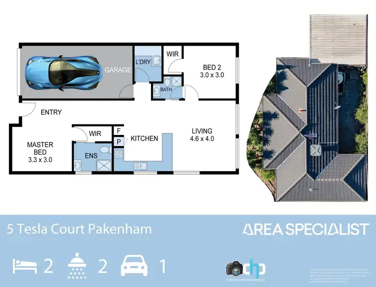Floorplan of Homely house listing, 5 Tesla Court, Pakenham VIC 3810