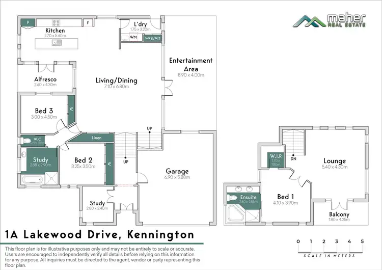 Floorplan of Homely house listing, 1a Lakewood drive, Kennington VIC 3550