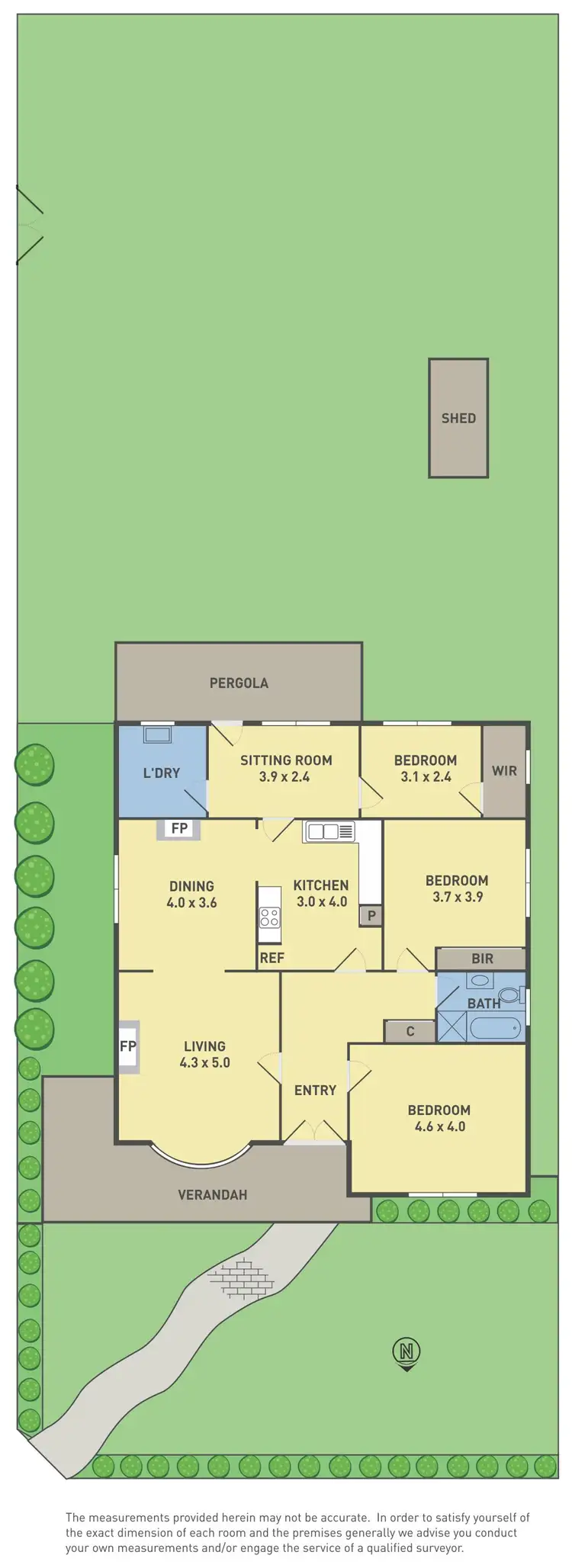 Floorplan of Homely house listing, 43 Sun Crescent, Sunshine VIC 3020