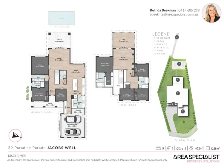 Floorplan of Homely house listing, 39 Paradise Parade, Jacobs Well QLD 4208