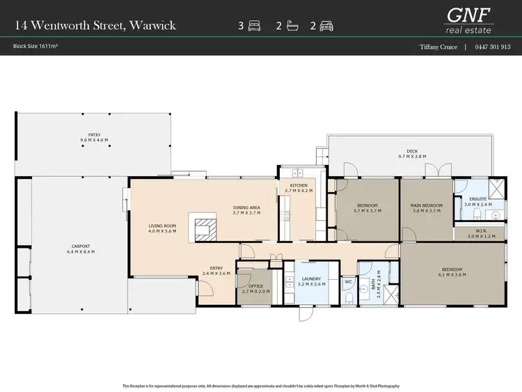 Floorplan of Homely house listing, 14 Wentworth Street, Warwick QLD 4370