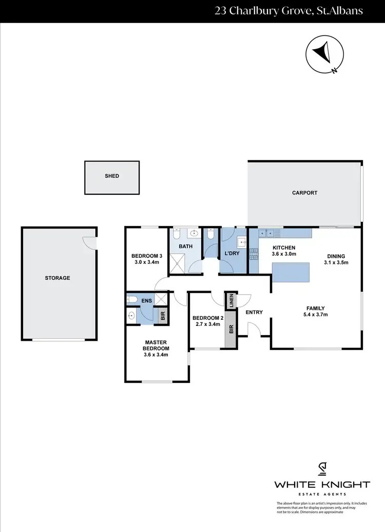 Floorplan of Homely house listing, 23 Charlbury Grove, St Albans VIC 3021