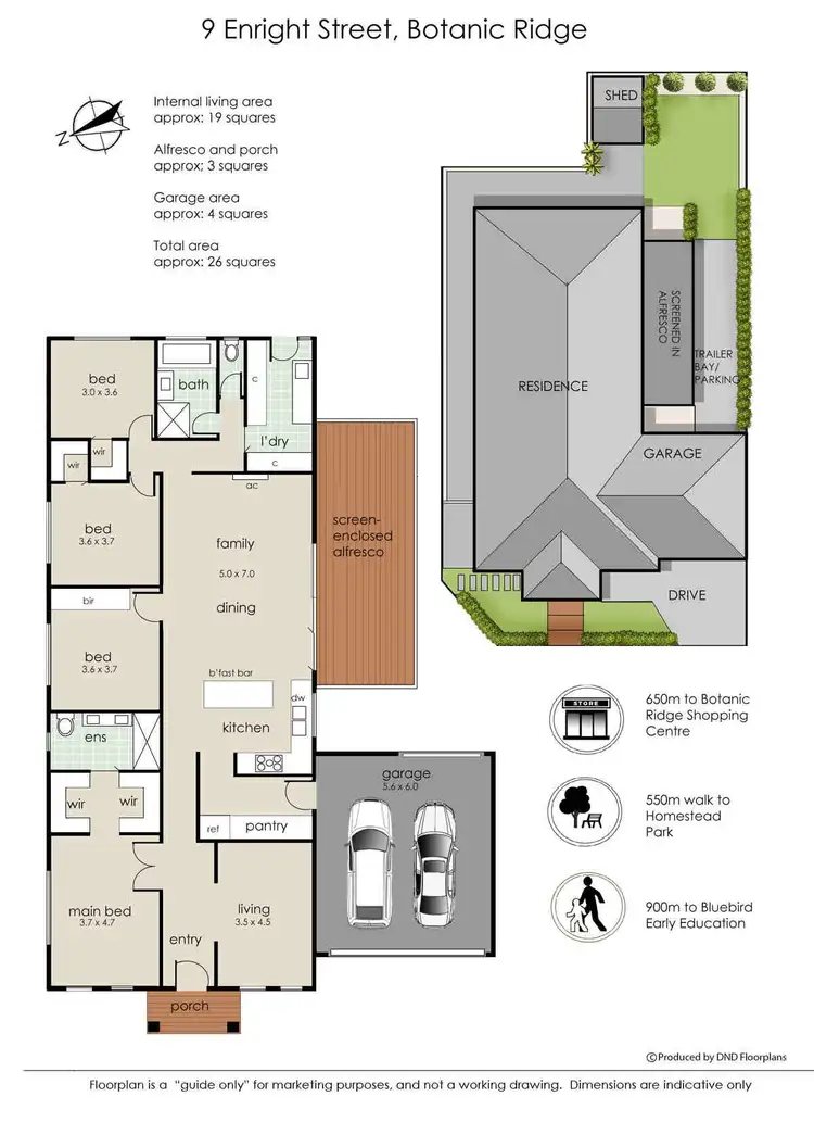 Floorplan of Homely house listing, 9 Enright Street, Botanic Ridge VIC 3977