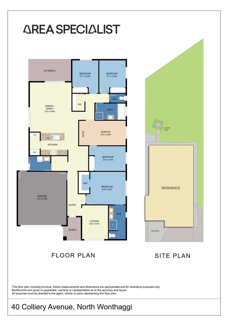 Floorplan of Homely house listing, 40 Colliery Avenue, North Wonthaggi VIC 3995