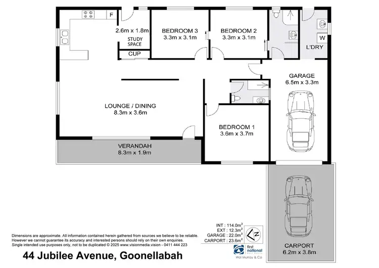 Floorplan of Homely house listing, 44 Jubilee Avenue, Goonellabah NSW 2480