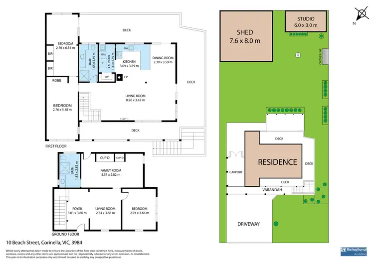 Floorplan of Homely house listing, 10 Beach Street, Corinella VIC 3984